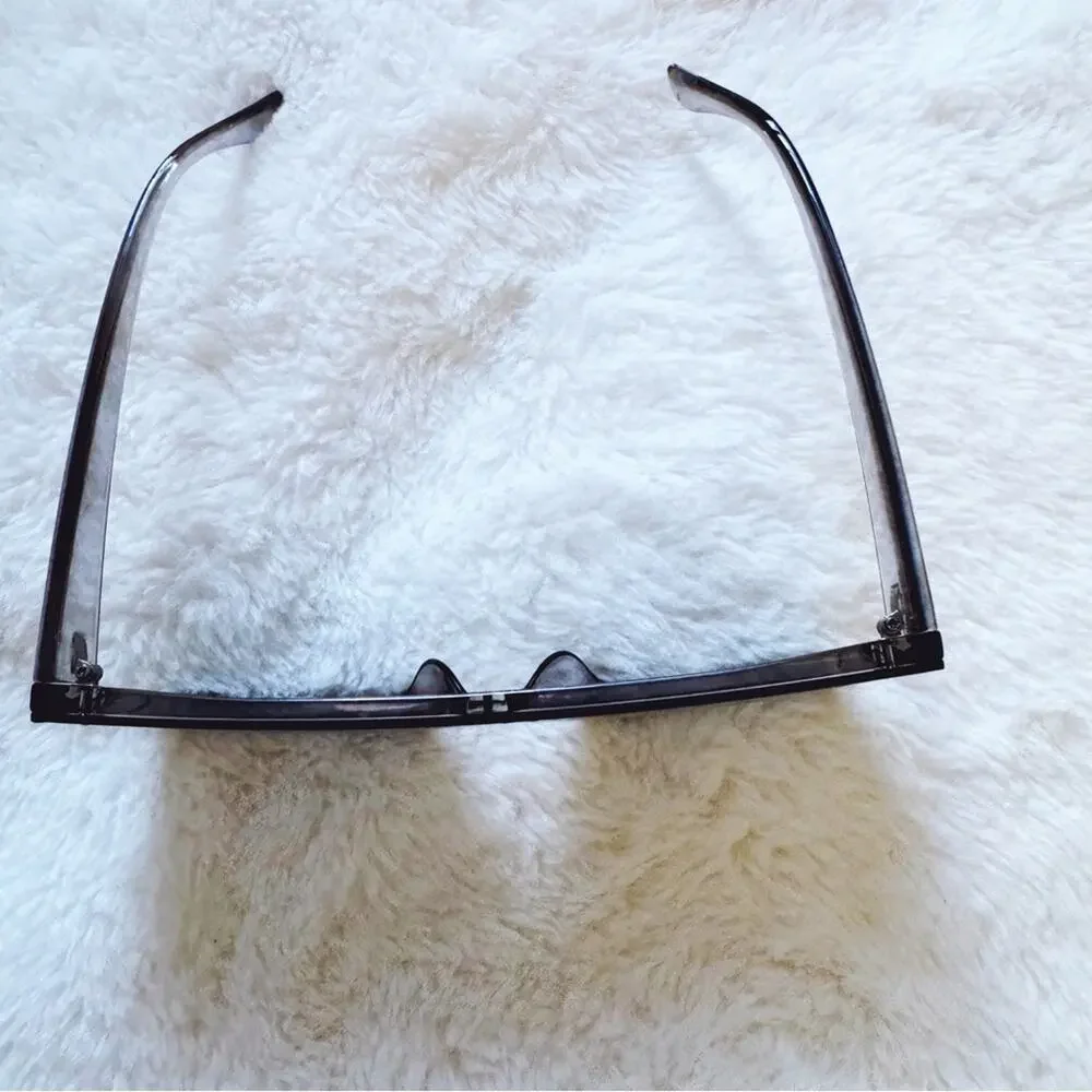 Greta Gray Oversized Statement Sunglasses